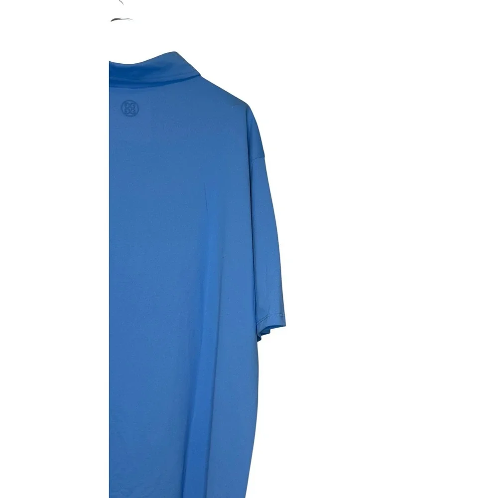 G/Fore Men Shirt Golf‎ Polo Collared Short-Sleeved Preppy Stretch Blue XXL NWT